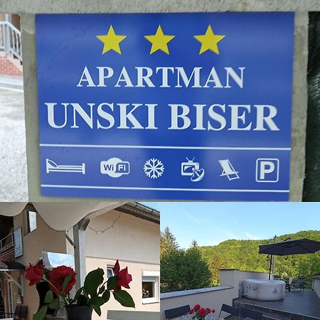 Apartmani Unski Biser ツァジン エクステリア 写真